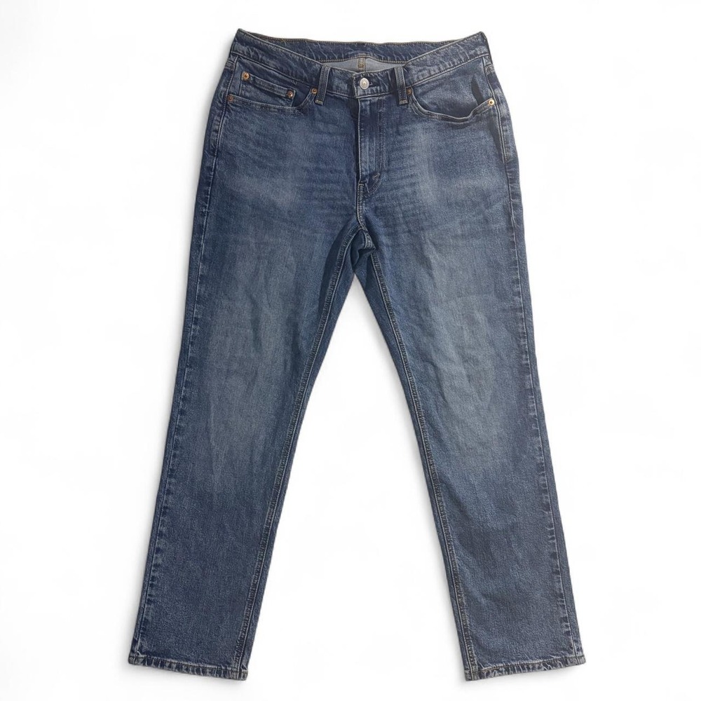 Levis 541 Athletic Taper Blue Jeans Mens 32x32 Medium Wash Stretch Denim